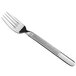 A Oneida Athena stainless steel table fork with a silver handle.