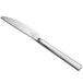 A Oneida Chef's Table stainless steel butter knife with a silver satin handle.