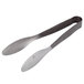 American Metalcraft stainless steel tongs with a wavy design on the ends.