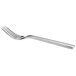 A close-up of the Oneida Chef's Table Mirror stainless steel dinner fork with a silver handle.