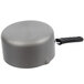 A Thunder Group anodized aluminum sauce pan with a black handle.
