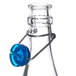 Libbey 13150020 34 oz. Oil / Vinegar Cruet / Water Bottle with Blue Wire Bail Lid - 6/Case Main Thumbnail 4