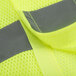 A Cordova lime yellow high visibility safety vest with reflective stripes.