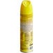 A yellow aerosol can of SC Johnson Pledge Lemon Enhancing Furniture Polish with black text.