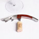 Franmara Curved Stainless Steel Waiter's Corkscrew with Burgundy Wood Inset Handle 3196 Main Thumbnail 4