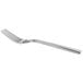An Oneida Shaker stainless steel dinner fork with a silver handle.