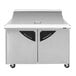Turbo Air TST-48SD-N 48" Super Deluxe 2 Door Refrigerated Sandwich Prep Table Main Thumbnail 1