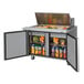 Turbo Air TST-48SD-N 48" Super Deluxe 2 Door Refrigerated Sandwich Prep Table Main Thumbnail 4
