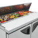 Turbo Air TST-48SD-N 48" Super Deluxe 2 Door Refrigerated Sandwich Prep Table Main Thumbnail 5