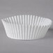 White Fluted Baking Cup 3" x 1 1/4" - 10000/Case Main Thumbnail 2