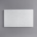 An American Metalcraft white faux slate rectangular platter on a gray background.