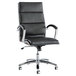 A black Alera Neratoli Series office chair with chrome legs.