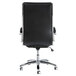 A black Alera Neratoli high-back office chair with chrome legs and black leather.