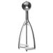 Vollrath 47158 #50 Round Stainless Steel Squeeze Handle Disher - 0.63 oz. Main Thumbnail 3