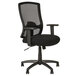 A black Alera Etros Series office chair with black mesh back and arms.