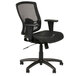 A black Alera Etros Series office chair with a black mesh back and arms.