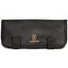 A black case with a gold logo for Mercer Culinary Garde Manger 7-Piece Plating / Carving Knife Set.