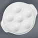 CAC ESD-8 8 1/2" White China Escargot Dish - 24/Case Main Thumbnail 1