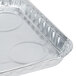 A Durable Packaging foil Danish pan on a white background.