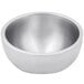 American Metalcraft AB12 108 oz. Double Wall Angled Insulated Serving Bowl - Stainless Steel Main Thumbnail 3
