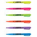 A package of 6 Avery Hi-Liter pens in assorted colors.