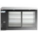 Avantco UBB-60S-HC 60" Black Counter Height Narrow Sliding Glass Door Back Bar Refrigerator with LED Lighting Main Thumbnail 4