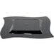 Fineline Wavetrends 110-BK 10 3/4" Black Plastic Square Plate - 120/Case Main Thumbnail 3