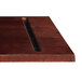 Lancaster Table & Seating 30" x 30" Solid Wood Live Edge Table Top with Mahogany Finish Main Thumbnail 4