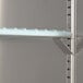Avantco UBB-60S-HC 60" Stainless Steel Counter Height Narrow Sliding Glass Door Back Bar Refrigerator with LED Lighting Main Thumbnail 5