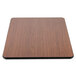 Lancaster Table & Seating 30" x 42" Laminated Rectangular Table Top Reversible Walnut / Oak Main Thumbnail 4