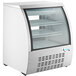Avantco DLC36-HC-W 36" White Curved Glass Refrigerated Deli Case Main Thumbnail 3