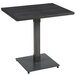 Lancaster Table & Seating 24" x 30" Solid Wood Live Edge Table Top with Antique Slate Gray Finish Main Thumbnail 5