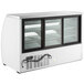 Avantco DLC64-HC-W 64" White Curved Glass Refrigerated Deli Case Main Thumbnail 3