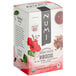 A white box of Numi Organic Hibiscus Tea Bags with text and images of hibiscus flowers and leaves.