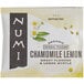A package of Numi Organic Chamomile Lemon herbal tea bags.