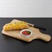 Tablecraft 79C Bread / Charcuterie Board With Insert and Knife Slot - 13" x 7 3/4" x 3/4" Main Thumbnail 1