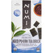 A box of Numi Organic Aged Pu-Erh Tea Brick on a white background.