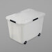 Advantus 34009 15 Gallon Legal/Letter Size Clear Plastic Rolling ...