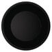 A close-up of a black GET Elegance wide rim plate.