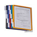 A group of colorful folders with different colored tabs.
