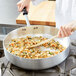 Vollrath 67737 Wear-Ever 7.5 Qt. Straight Sided Aluminum Saute Pan with TriVent Silicone Handle Main Thumbnail 1