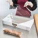 LK Packaging 20" x 20" BOPP Clear Deli Sandwich Wrap - 1000/Case Main Thumbnail 4