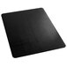 ES Robbins 128013 TrendSetter 48" x 36" Black Vinyl Rectangle Straight Edge Low Pile Carpet Chair Mat with AnchorBar Backing Main Thumbnail 2