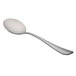 A Oneida Baguette stainless steel bouillon spoon with a silver handle.