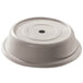 Cambro 1012VS380 Versa 10 3/4" Ivory Camcover Round Plate Cover - 12/Case Main Thumbnail 1