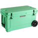 CaterGator CG65SFW Seafoam 65 Qt. Mobile Rotomolded Extreme Outdoor Cooler / Ice Chest Main Thumbnail 2