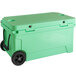 CaterGator CG65SFW Seafoam 65 Qt. Mobile Rotomolded Extreme Outdoor Cooler / Ice Chest Main Thumbnail 3
