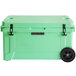 CaterGator CG65SFW Seafoam 65 Qt. Mobile Rotomolded Extreme Outdoor Cooler / Ice Chest Main Thumbnail 4