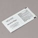 A Medi-First alcohol wipe packet with black text on a white background.