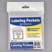 C-Line 70443 3 3/4" x 3" Clear Top Load Self-Adhesive Name Labeling Pocket - 25/Pack Main Thumbnail 2